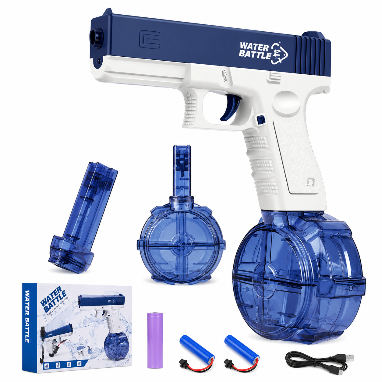 Electric Water Gun - Blue or Pink